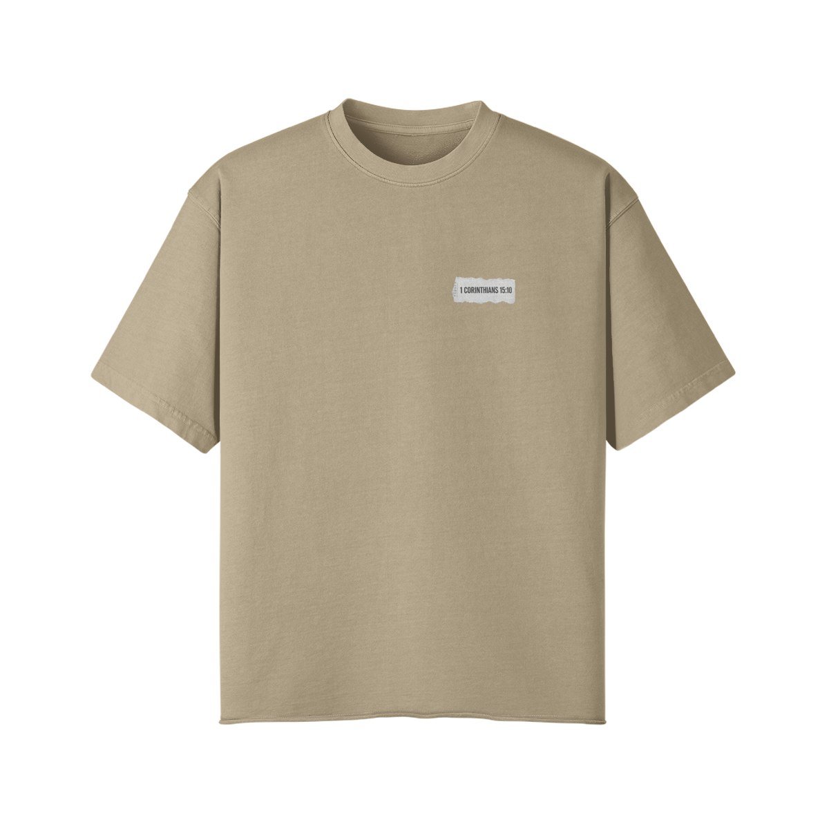 1 Corinthians 15:10 Verse Tee | Newspaper Grace Edition